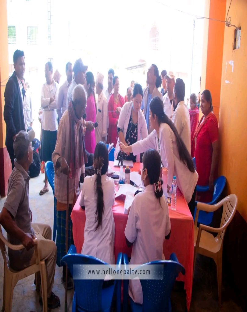 सियारी ५ मा निःशुल्क स्वास्थ्य शिविर,६ सय भन्दा बढीले लिए स्वास्थ्य सेवा  