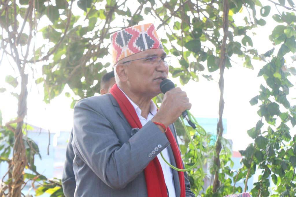 सैनामैनालाई नमूना सहर बनाउने विष्णु पौडेलको प्रतिबद्धता